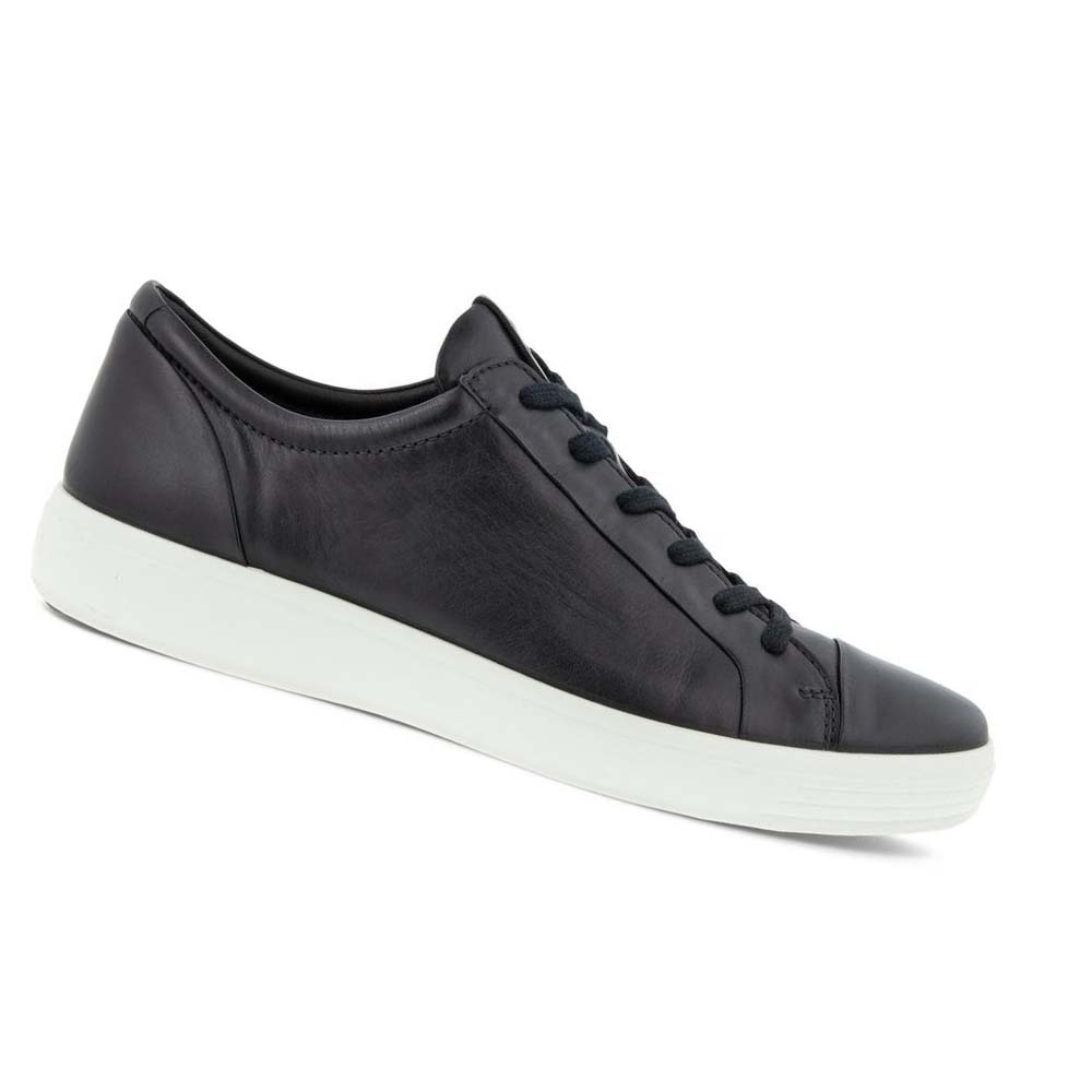 Ecco Soft 7 City Casual Skor Herr Svarta | SE 474UZG